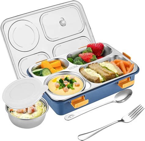 bento box stainless steel|leakproof stainless steel bento box.